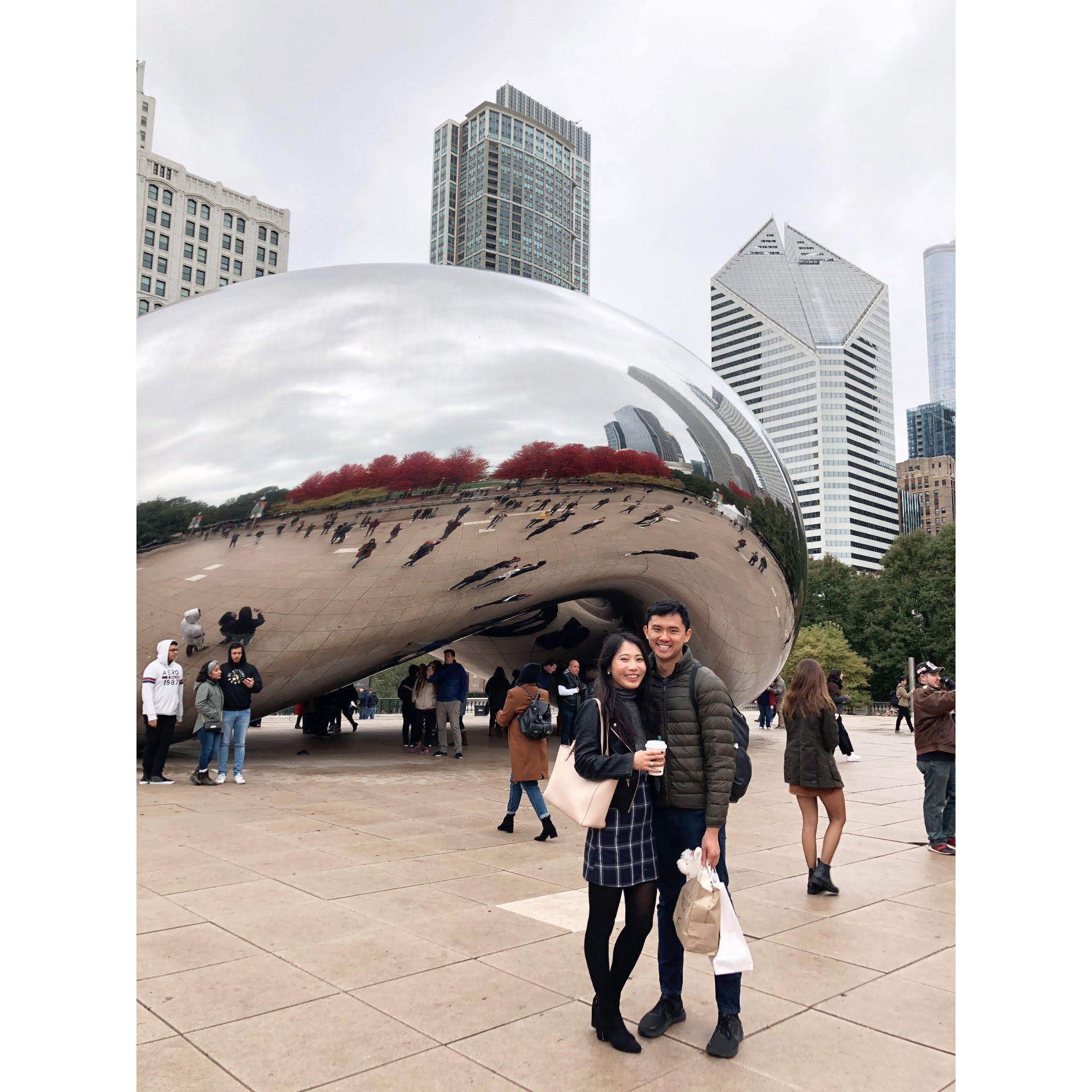 2018: We officially started dating on this trip to Chicago