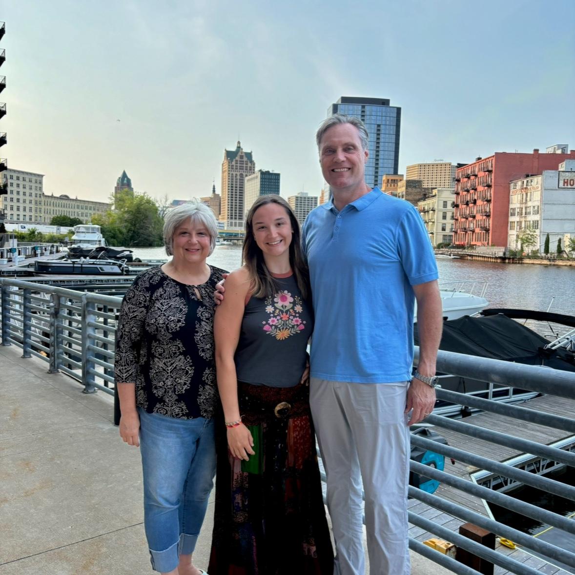 Abby’s parents Amy and Carl