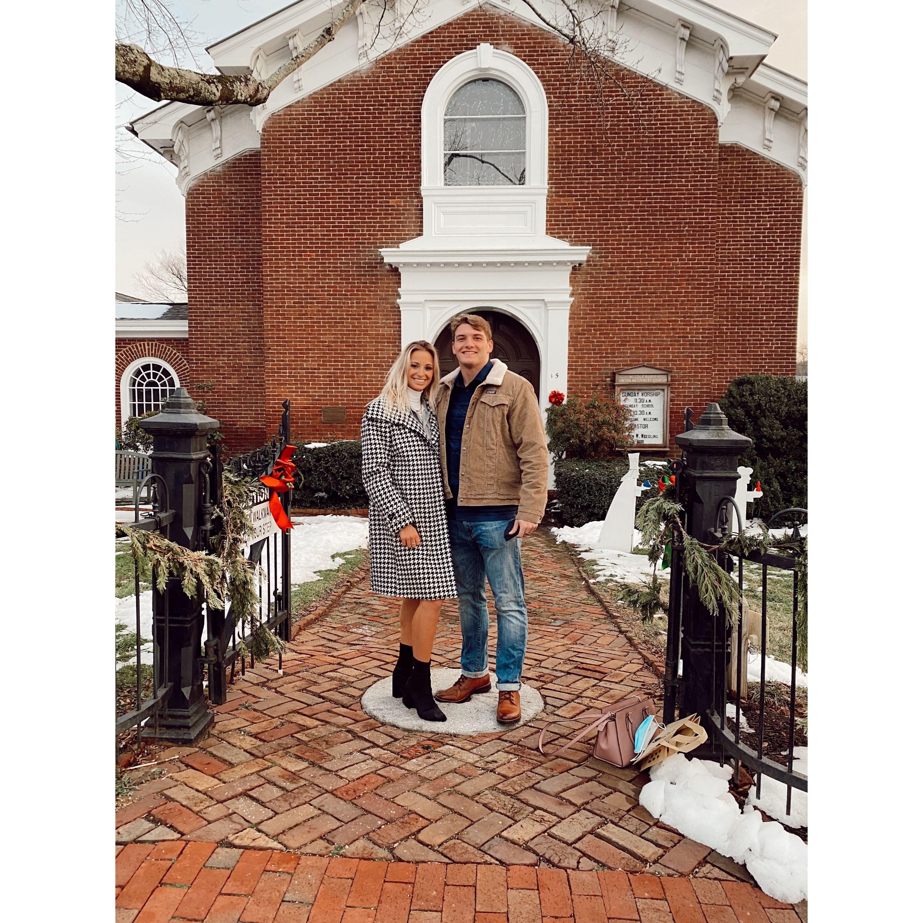 Our first Christmas together in Middleburg~ 2020