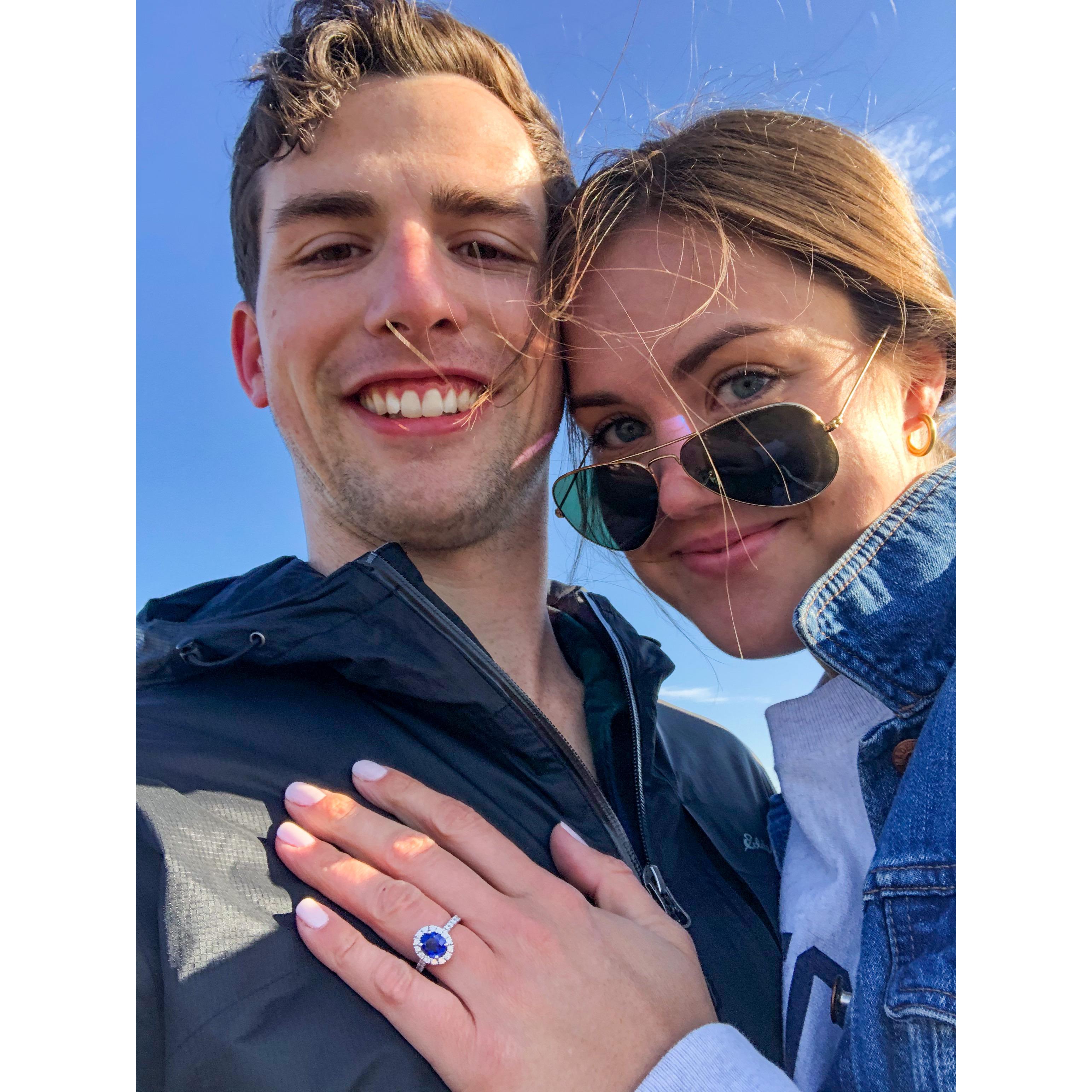 Right after we got engaged!