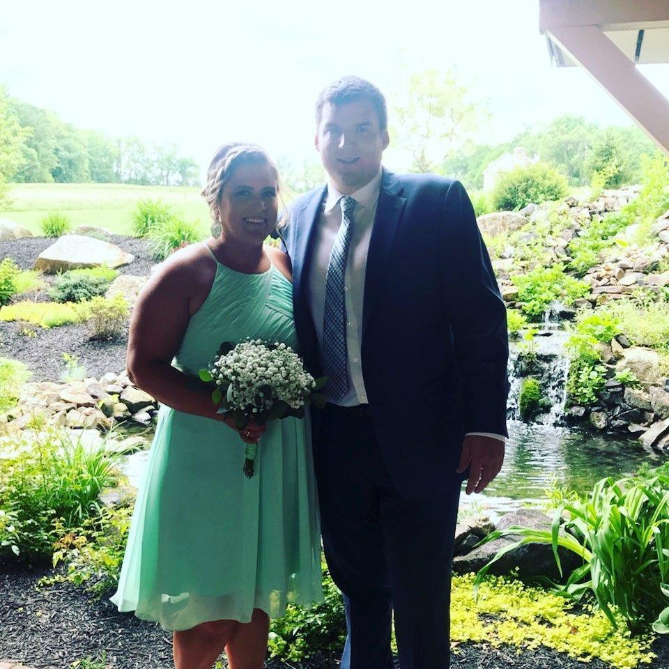 Before the rain at Kevin and Julie's wedding