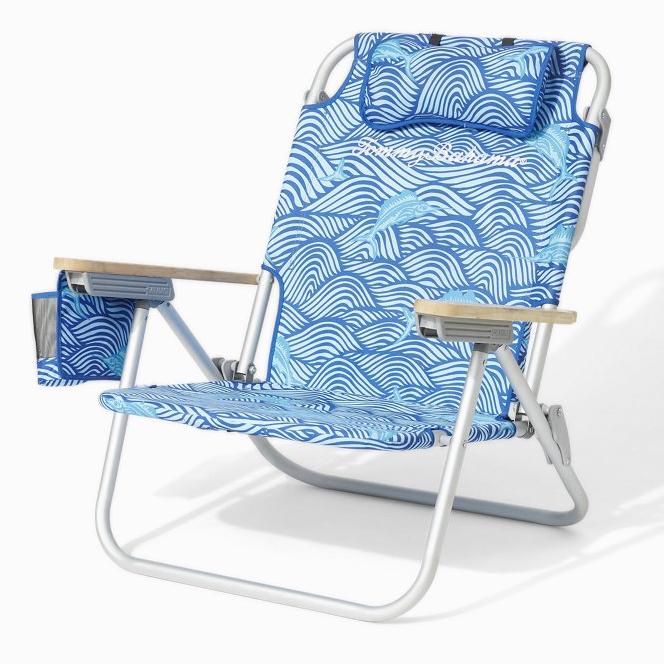Tommy Bahama Backpack Beach Chair - Swimming Marlins Pattern