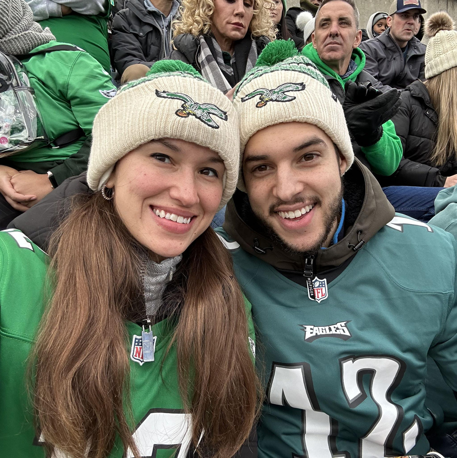 Our first Eagles game