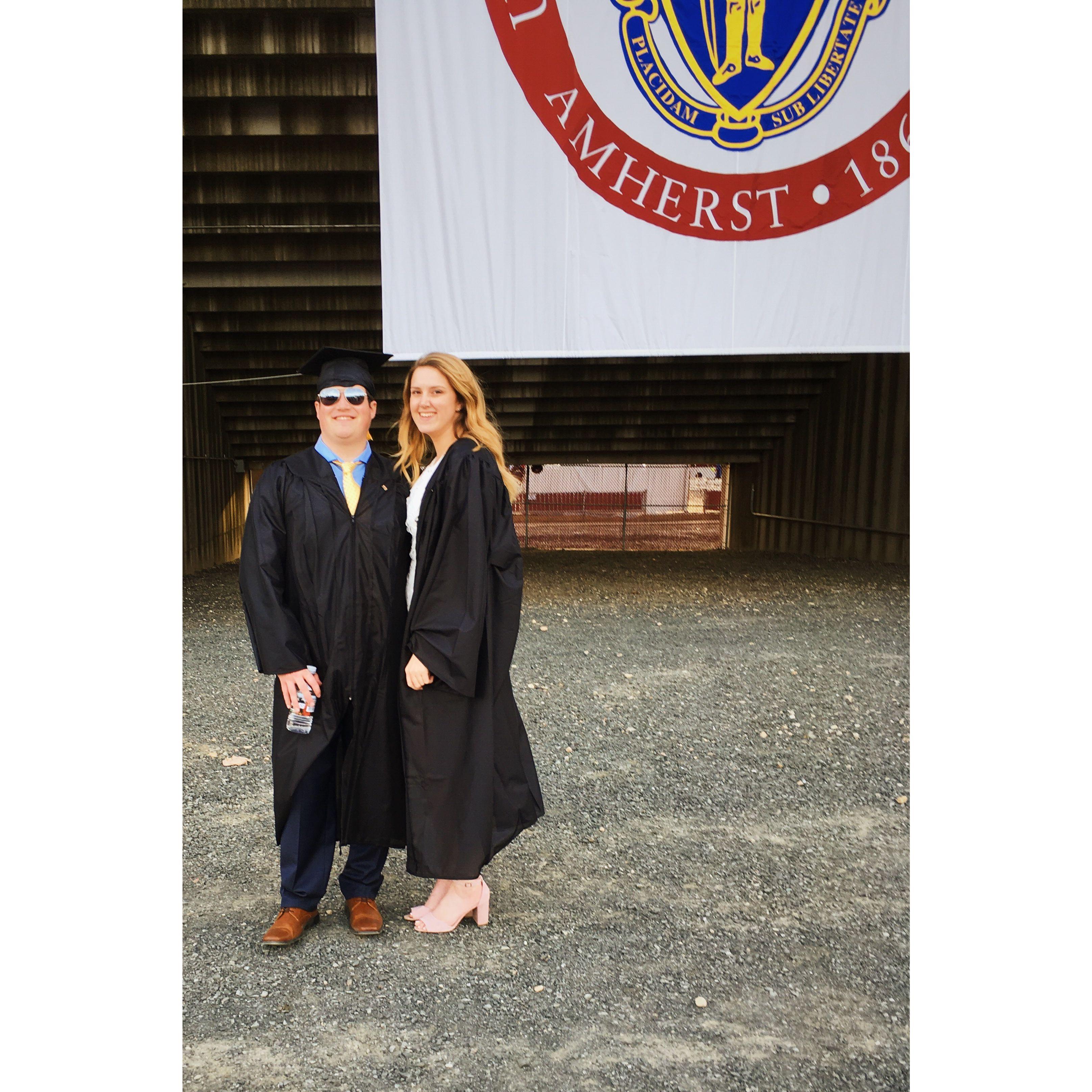 Our college graduation, GO- GO U- GO UMASS!