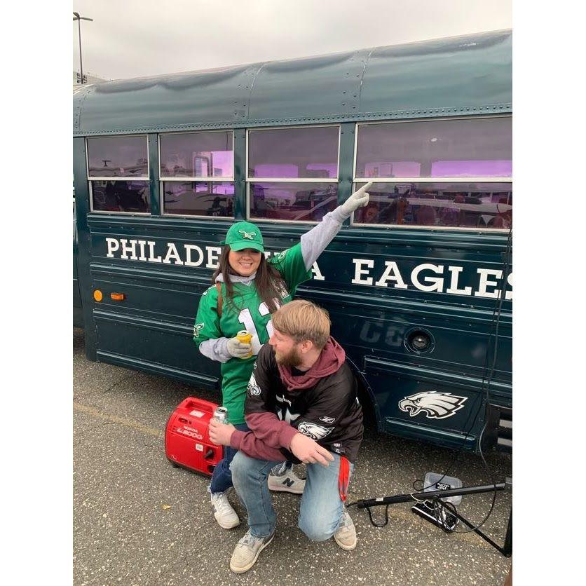 Our First Eagles Tailgate together