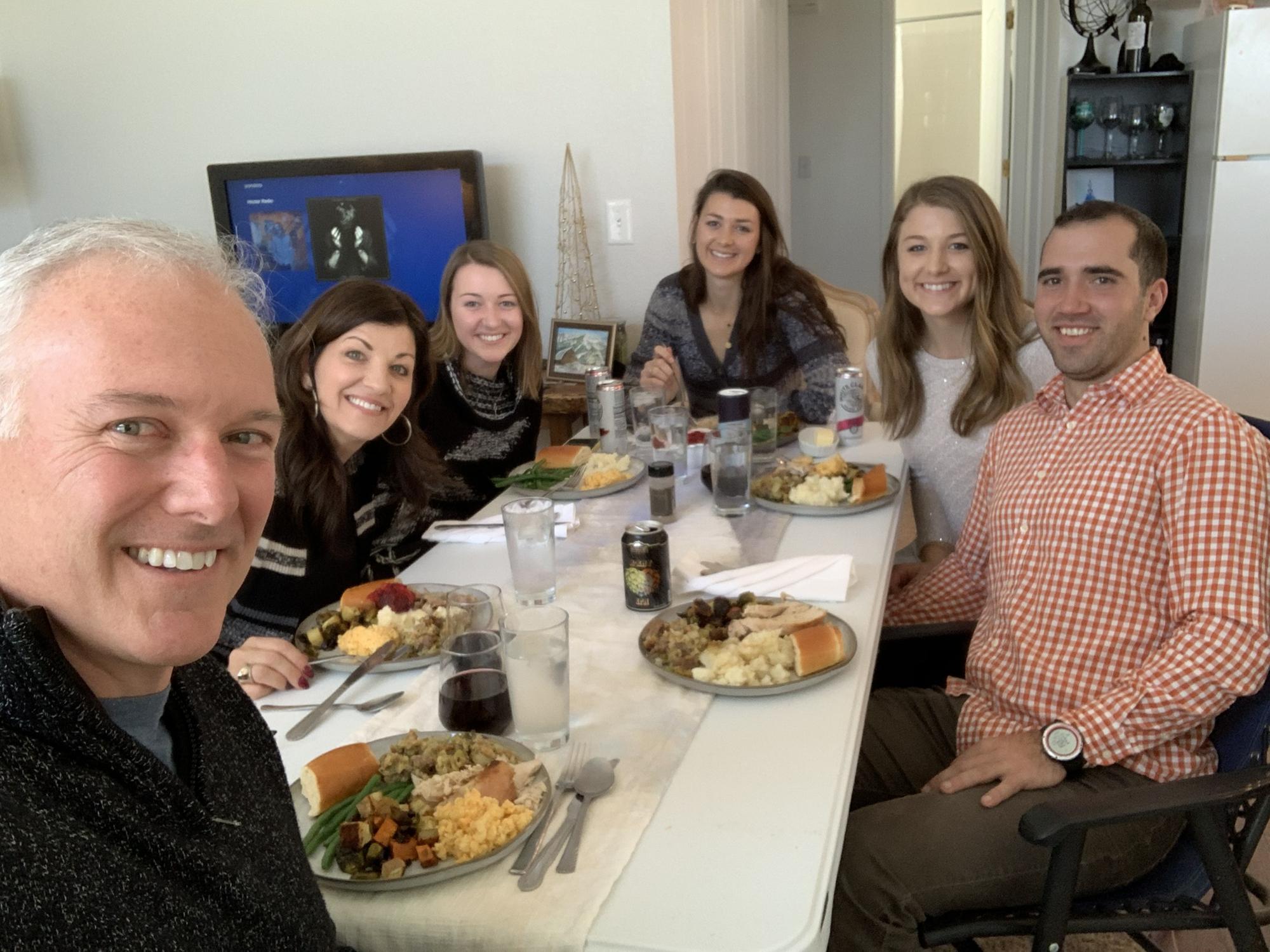 Thanksgiving at Tayler's new condo