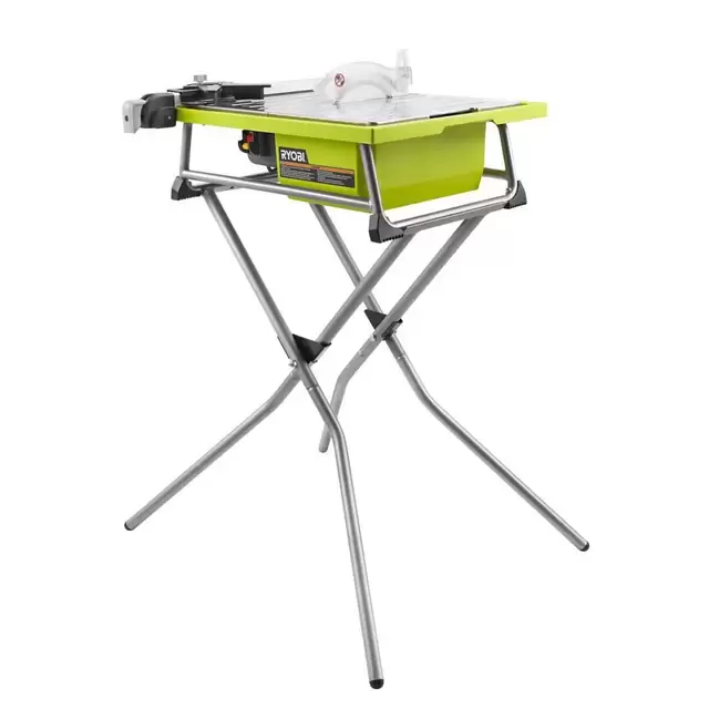 7 in. 4.8 Amp Tile Saw with Stand