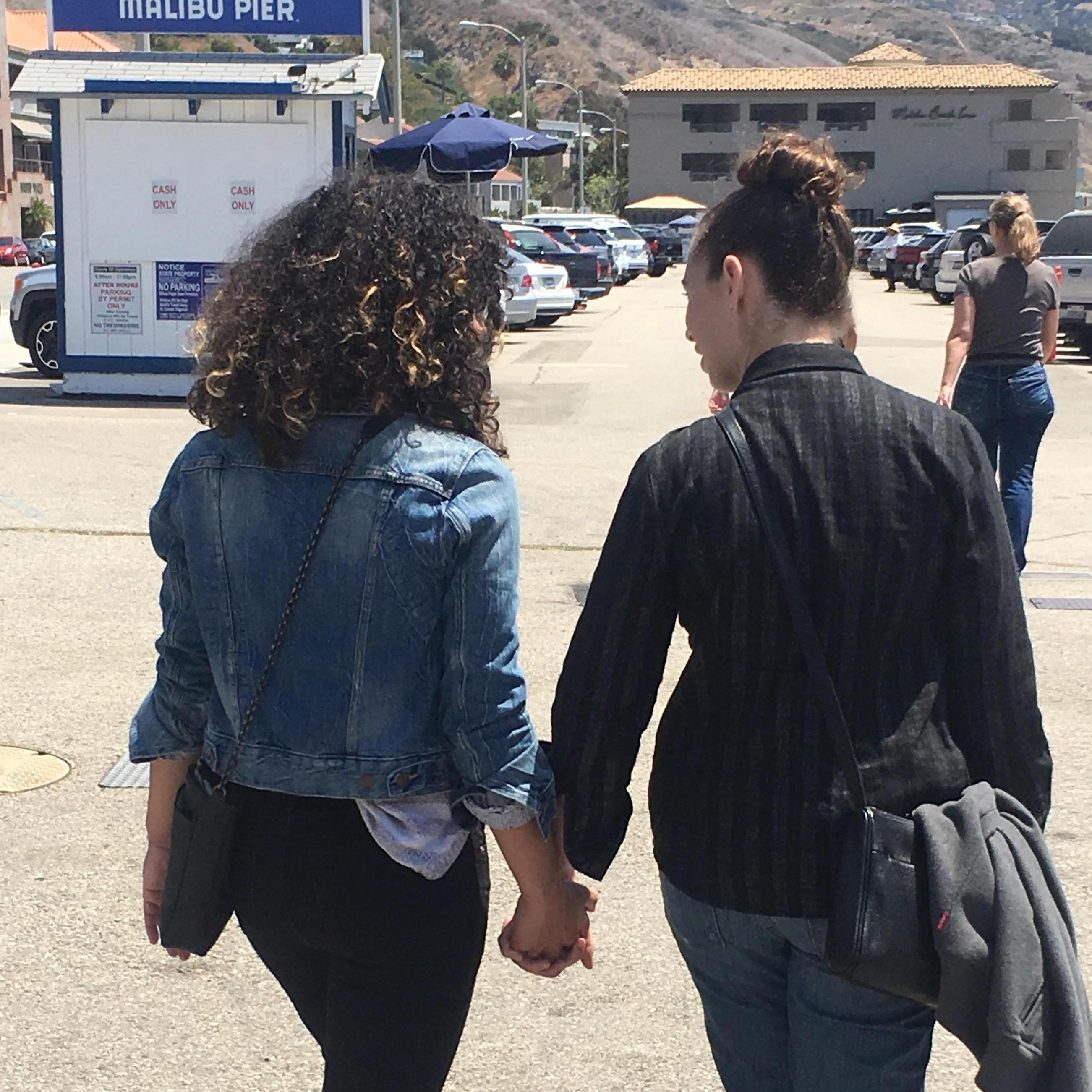 Holding hands and making plans...