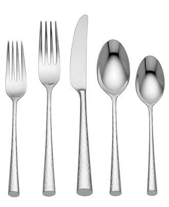 Marchesa by Lenox Flatware 18/10, Imperial Caviar 5 Piece Place Setting