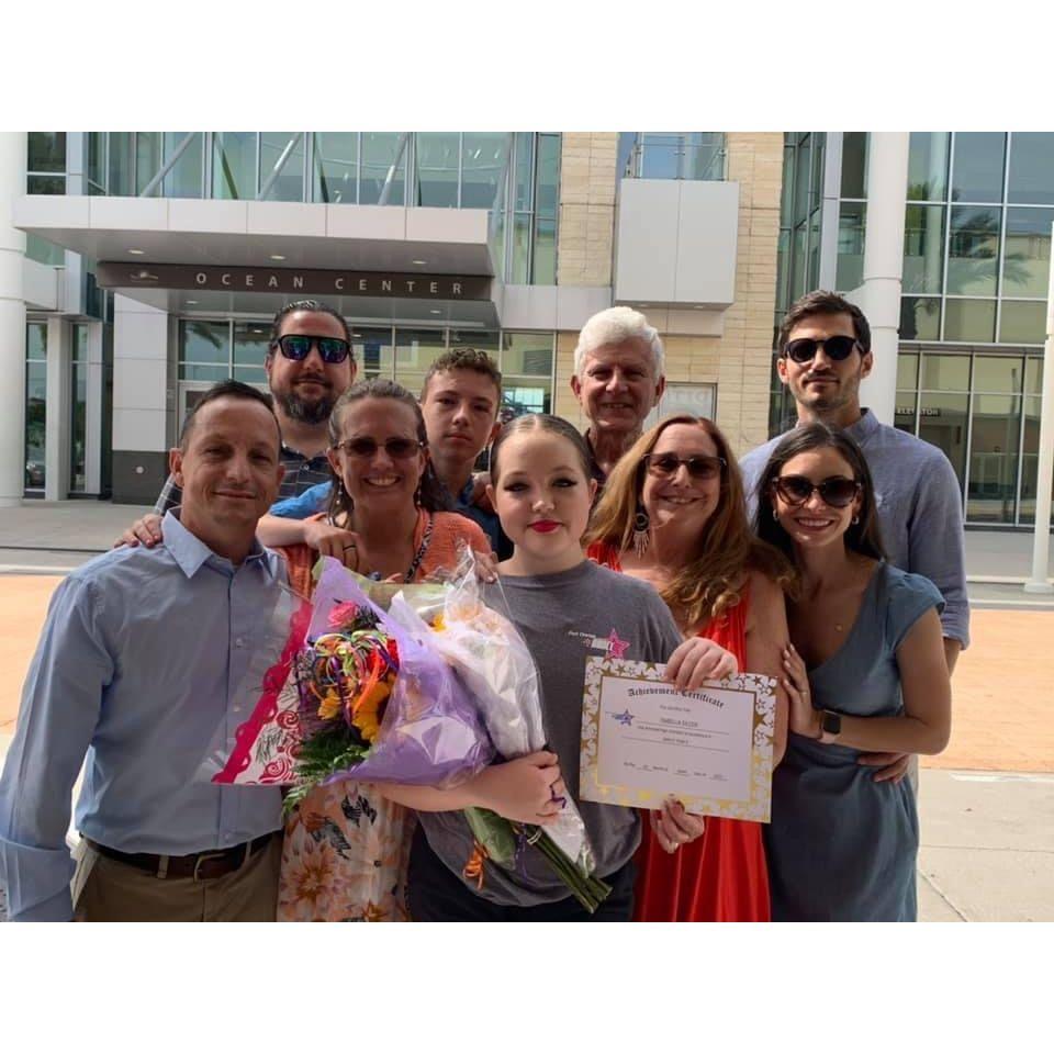 With family in Florida in June 2021