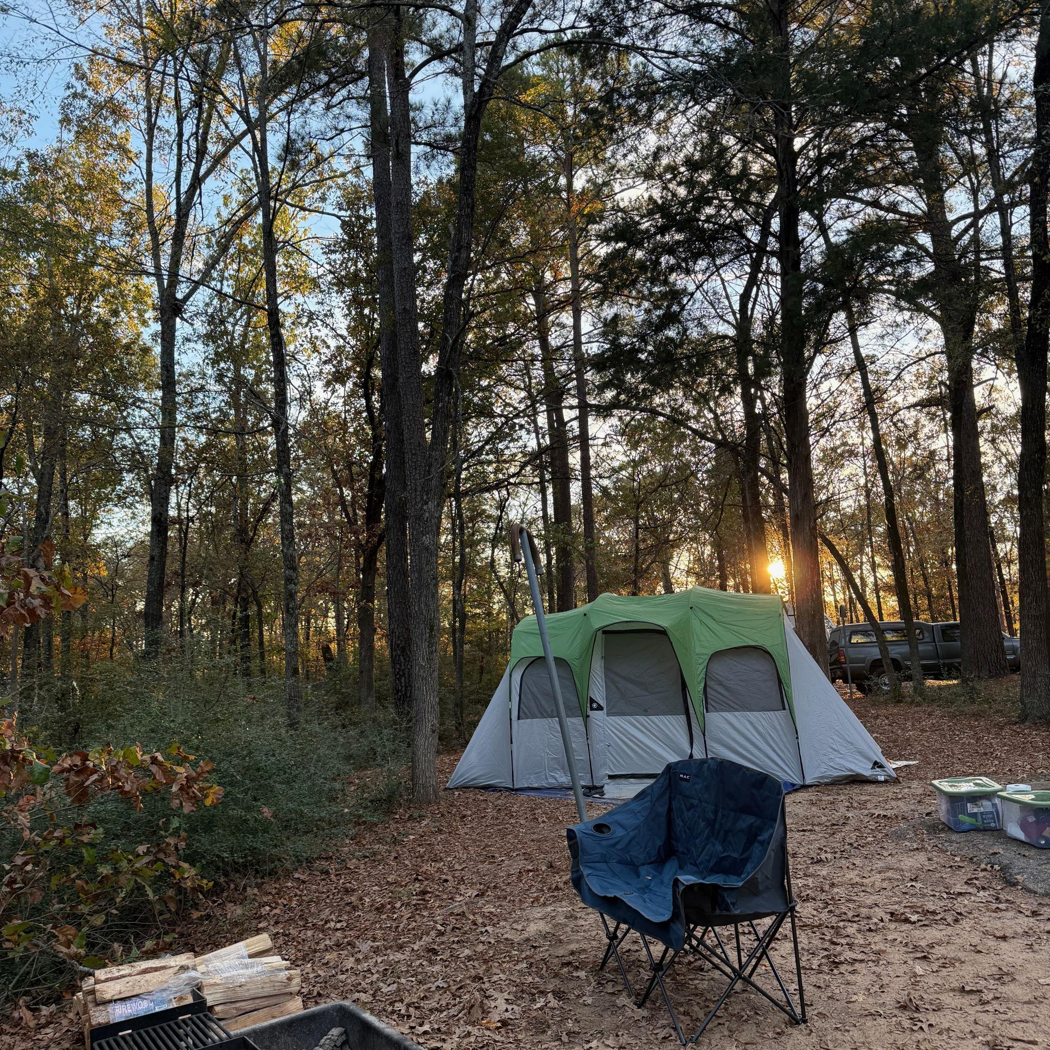 Camping trip to Martin Creek Lake State Park for Dallas' birthday!