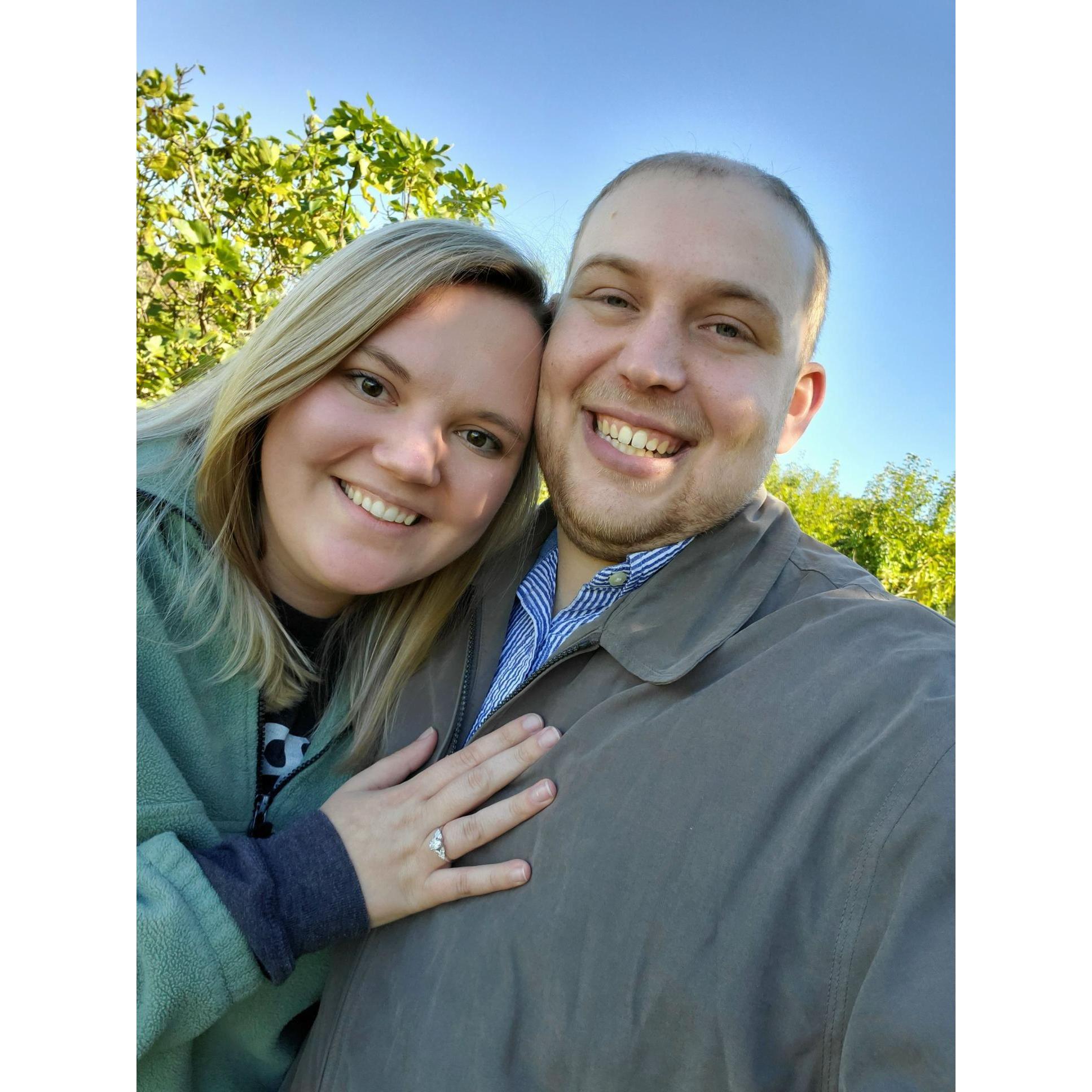 At our engagement