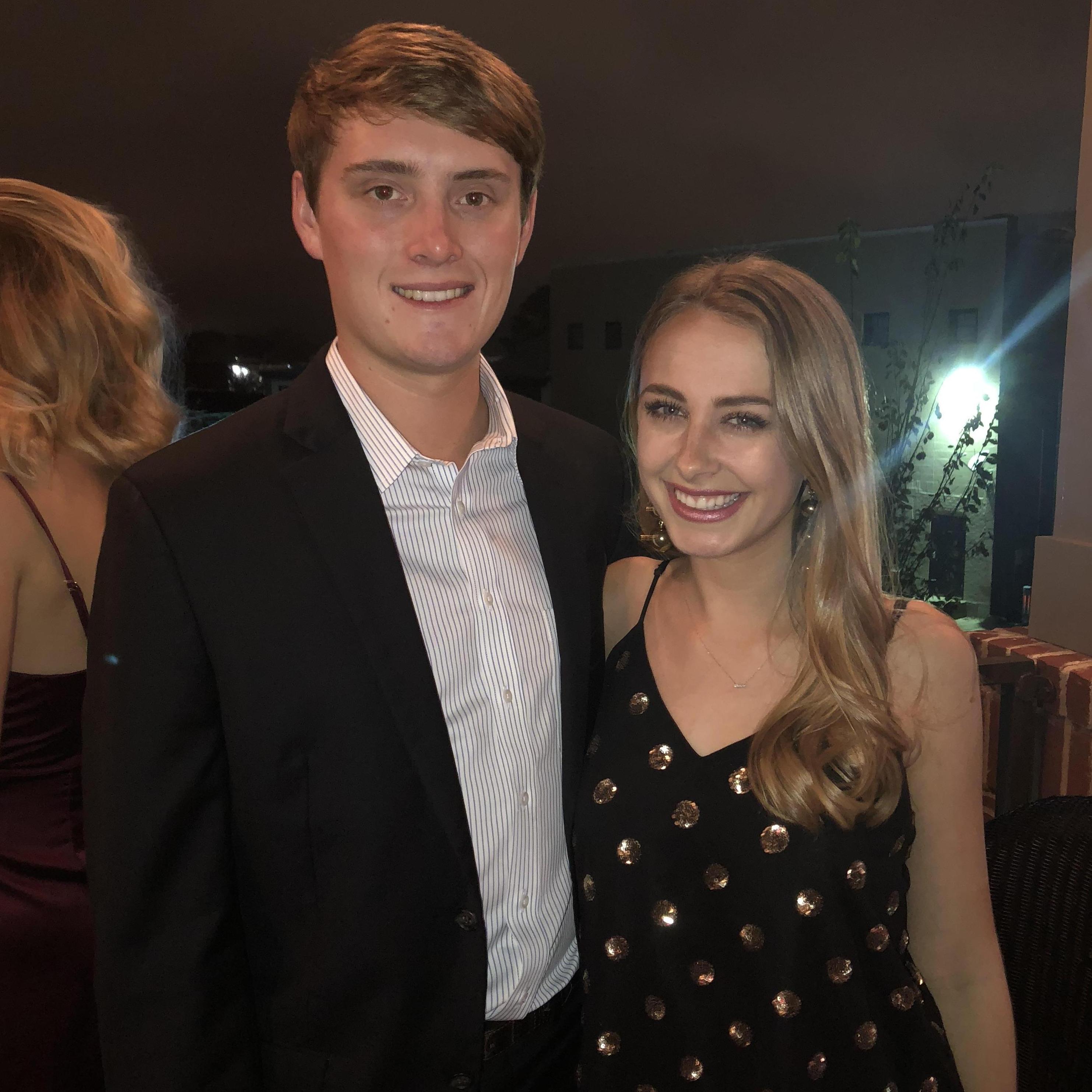 Kylie and Jet before a Kappa Sigma date party.