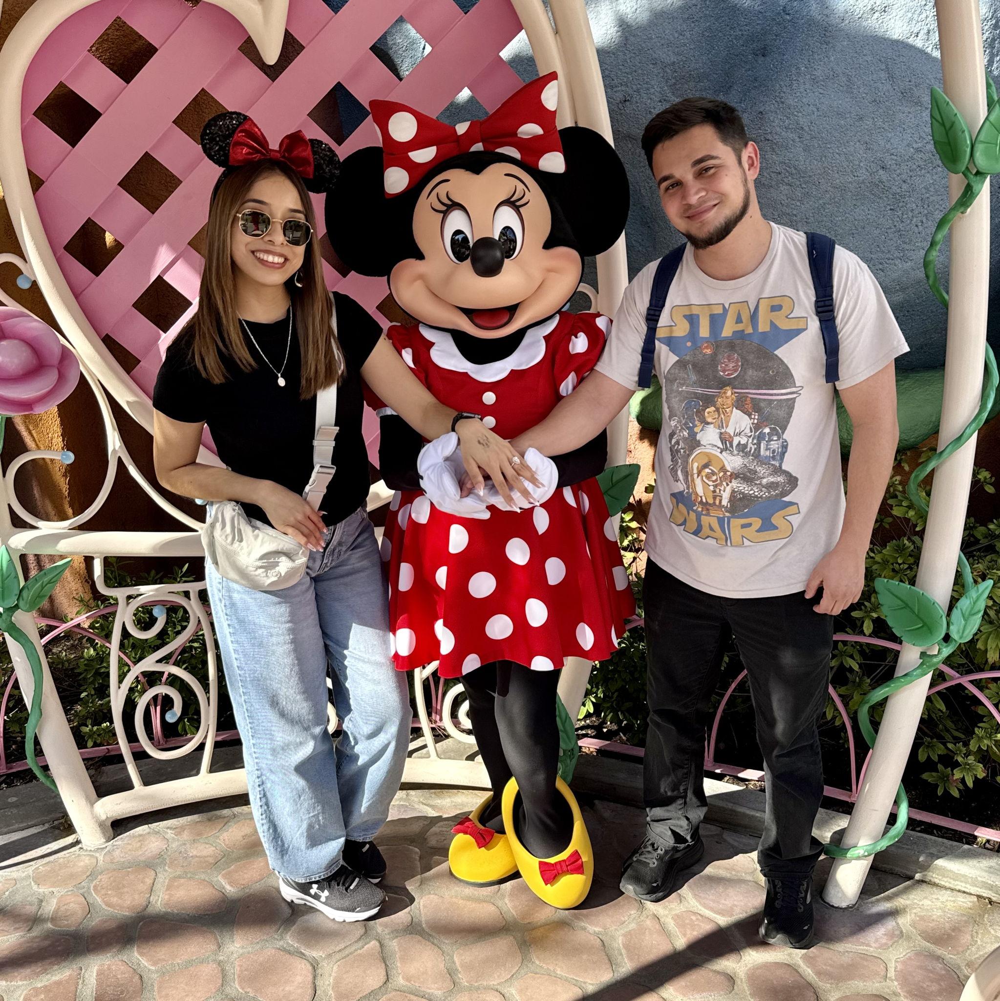 Our first trip to Disney as fiances!