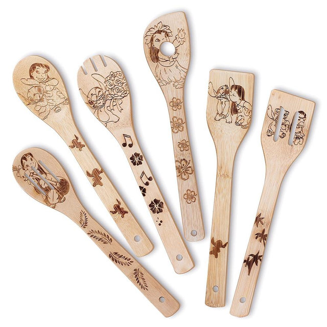Stitch Wooden Spoons For Cooking Stitch Kitchen Decor House Warming Gift For Men And Women (stitch spoons)