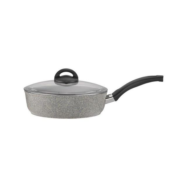 BALLARINI Parma Forged Aluminum Nonstick Saute Pan with Lid, 2.9 quart, Silver