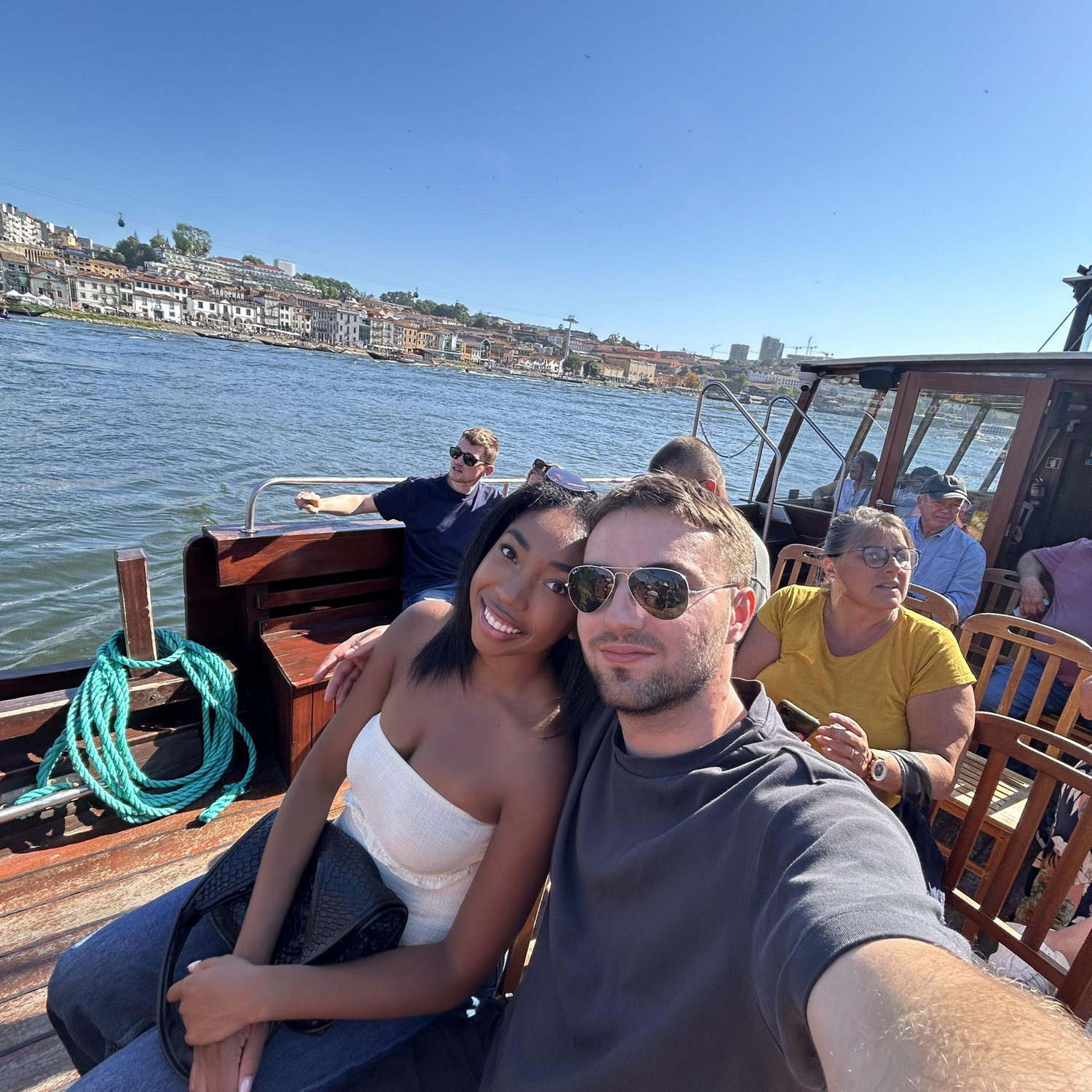 One of our first vacations together in Portugal