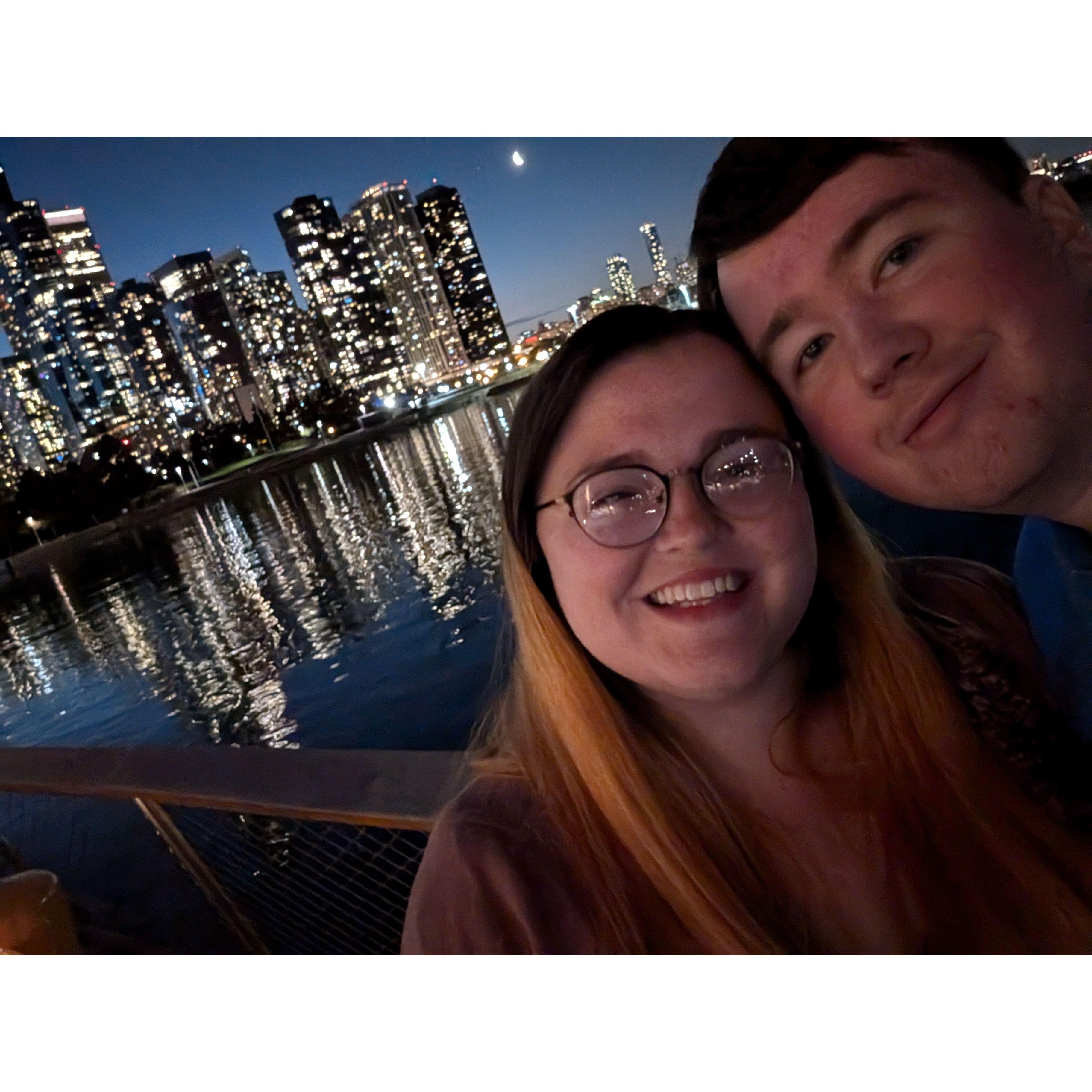 Matthew traveled with Ashley on a work conference to Chicago!