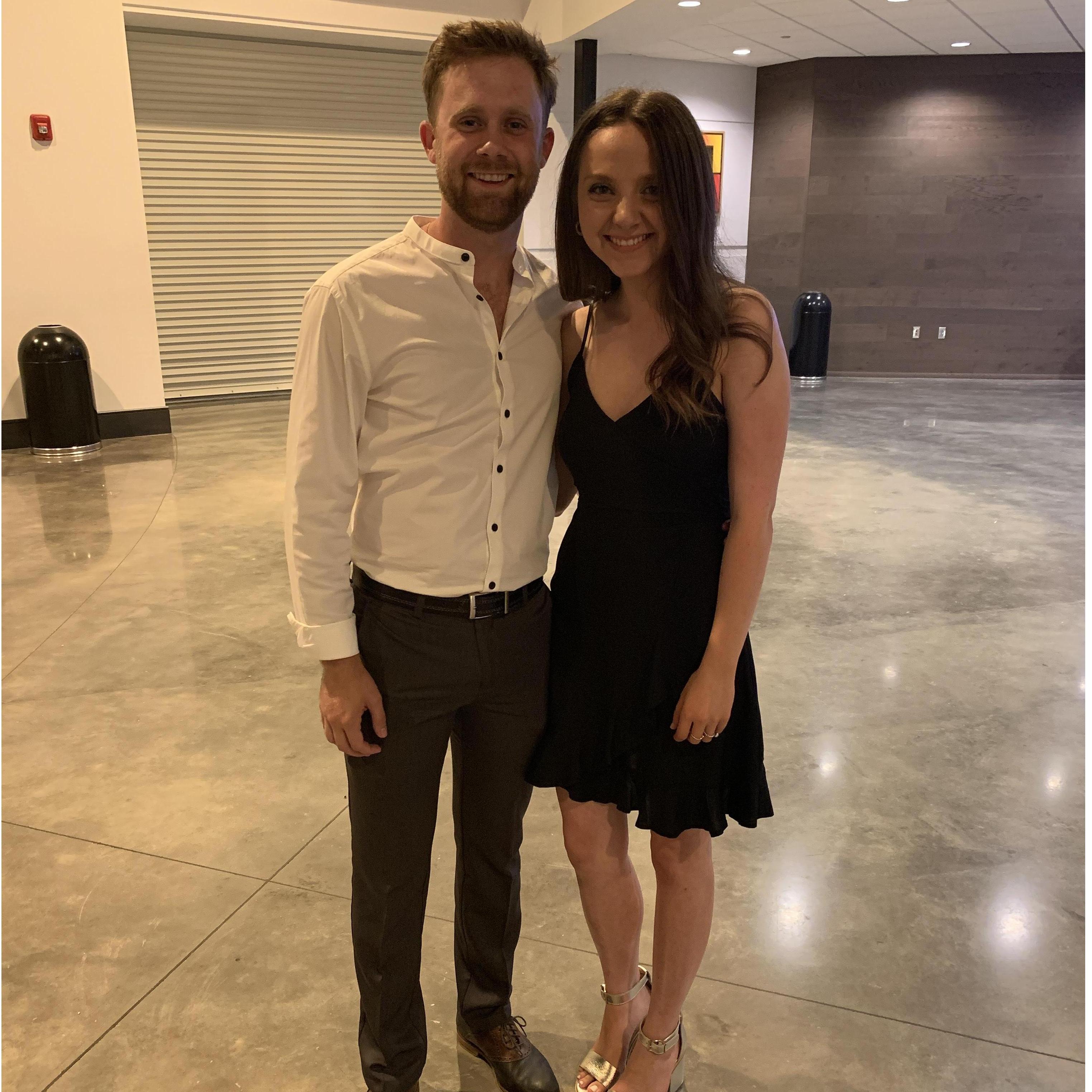 At a wedding together!