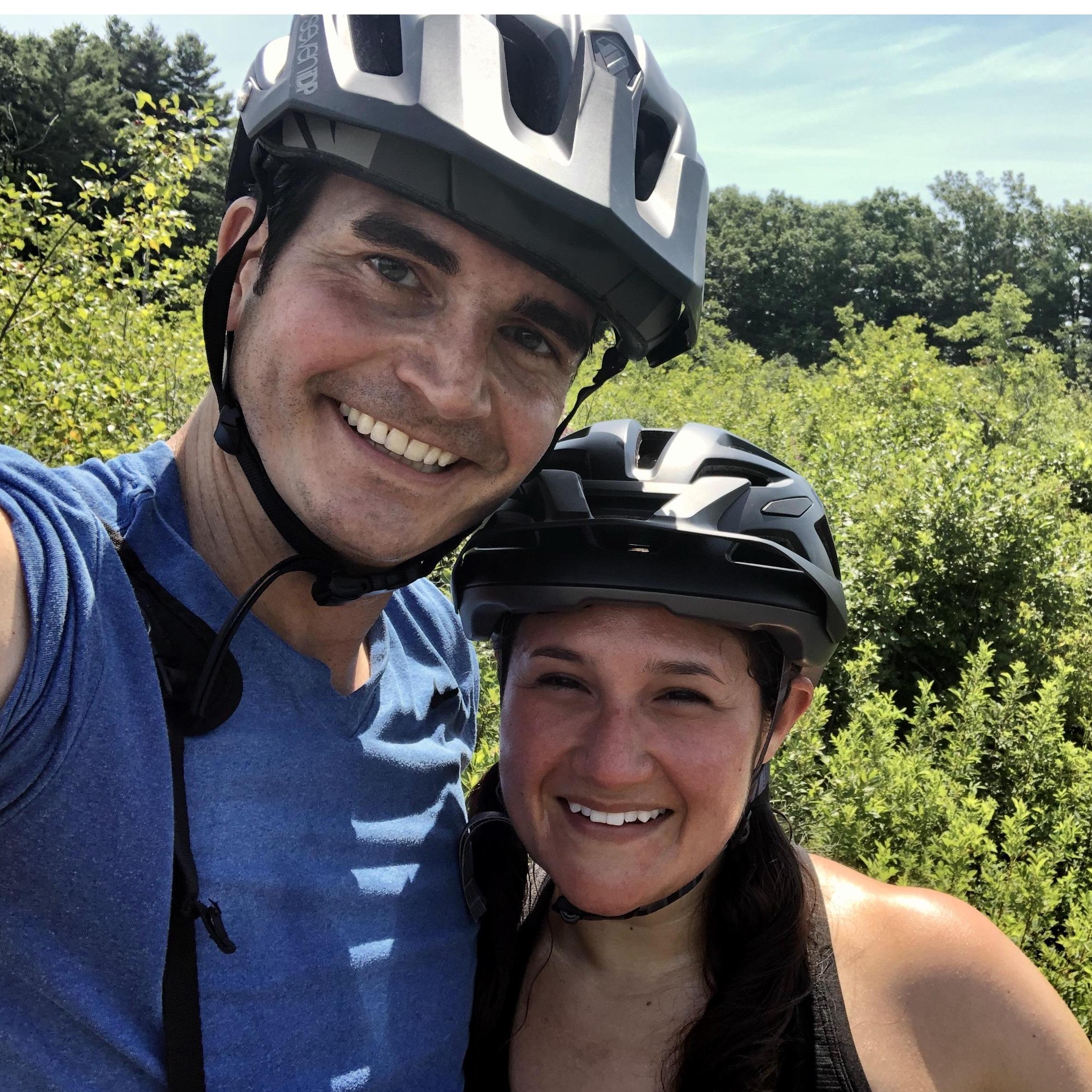 Biking at Adams Farm