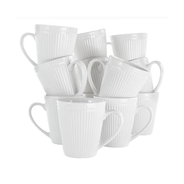 Elama Madeline Mug Set of 12 Pieces