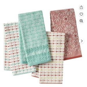 Pioneer Woman Woven Kitchen Towels, 18"x28", Set of 4