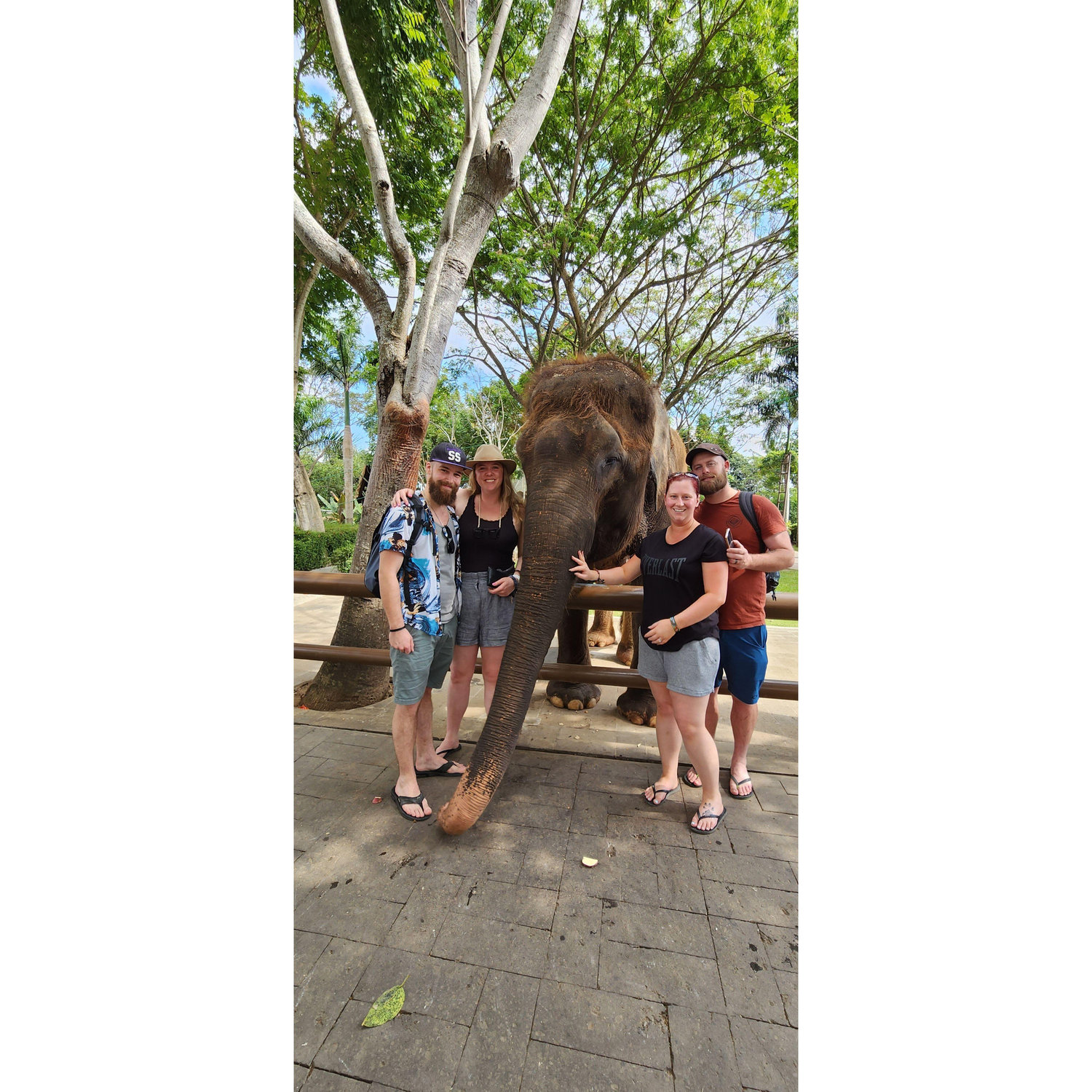 With Jess and Grant, Bali Zoo, 2023