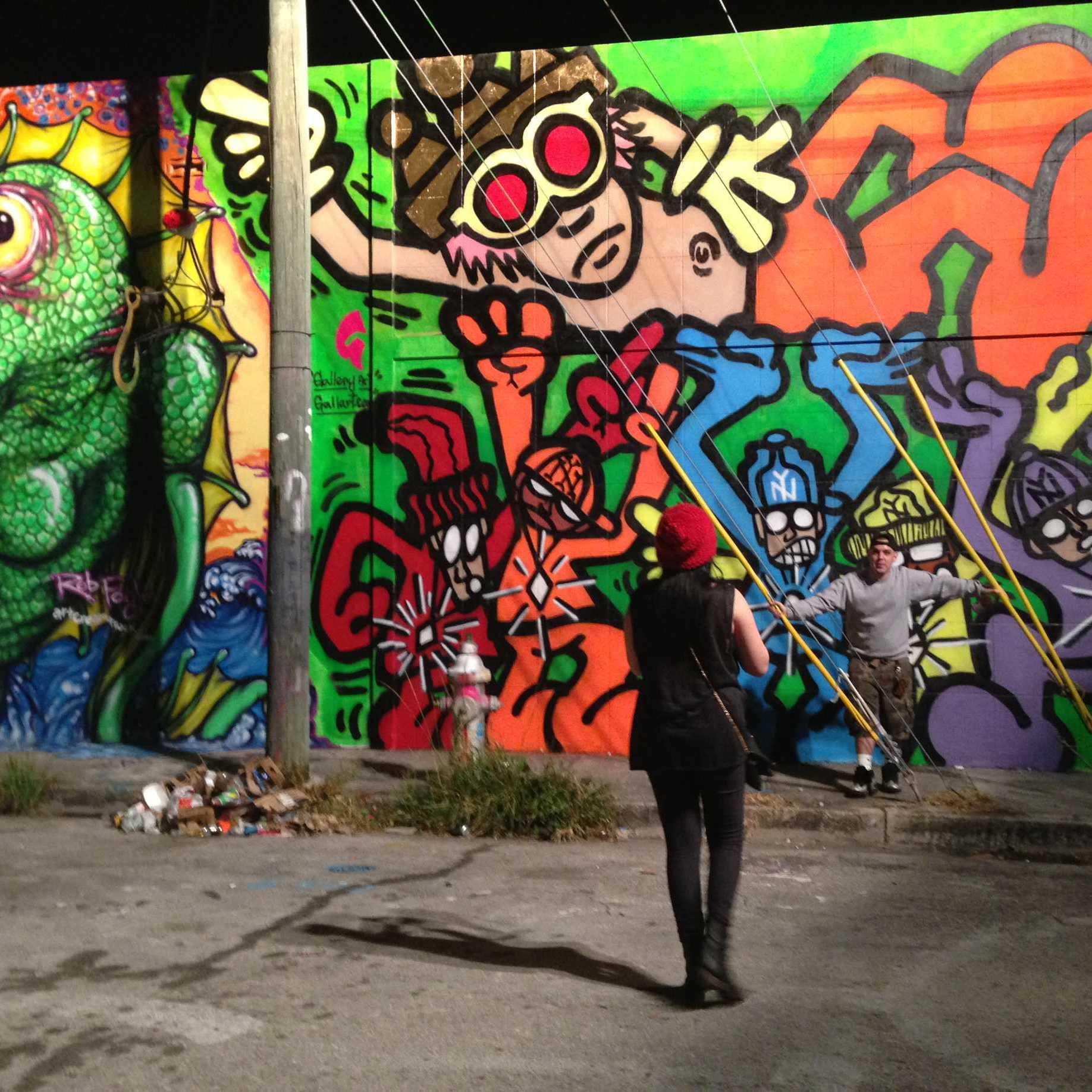 Street art photographs from the day we met