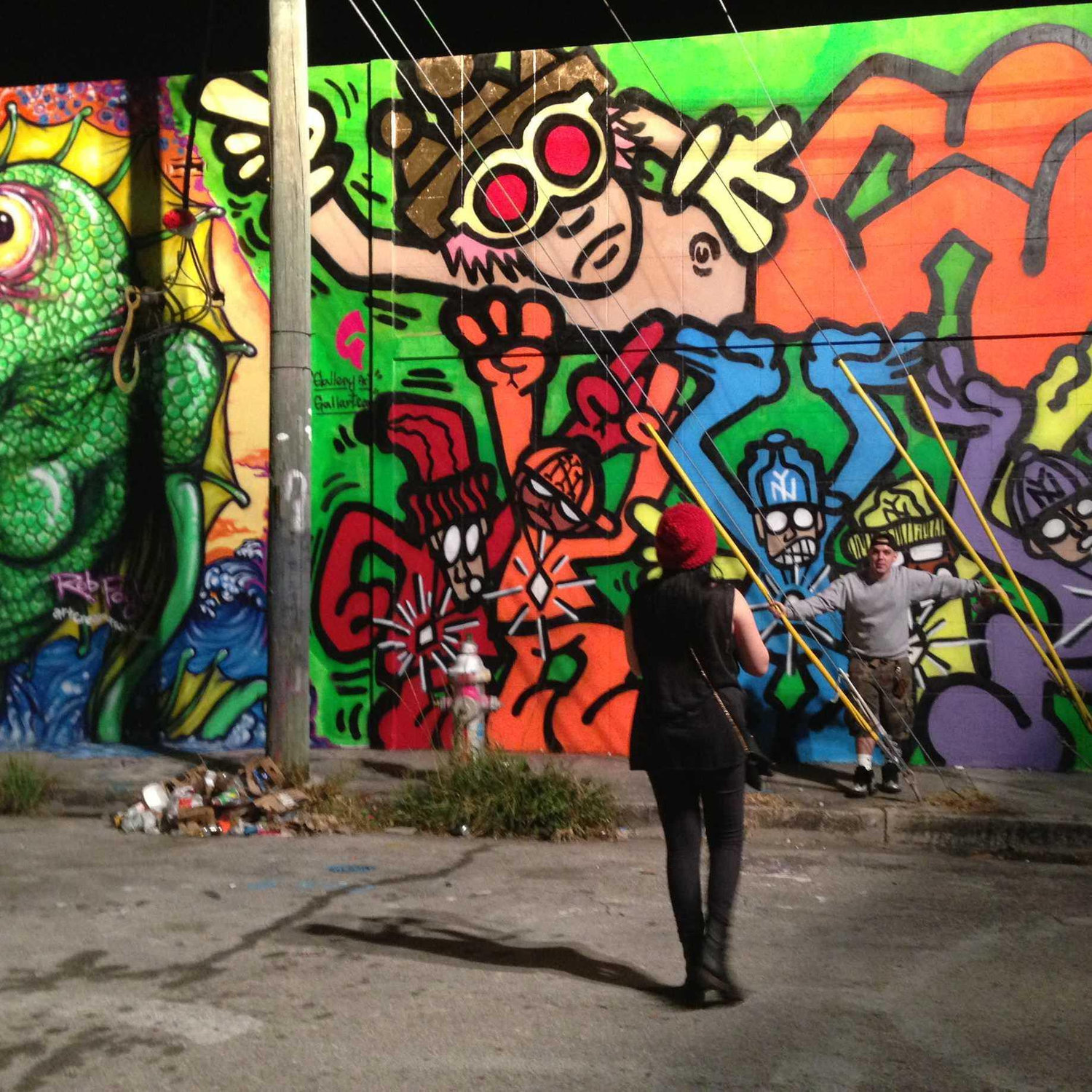 Street art photographs from the day we met