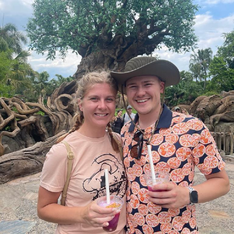 We had to take a photo in front of the tree of life because the first time Sam visited Disney she got a picture in front of it
