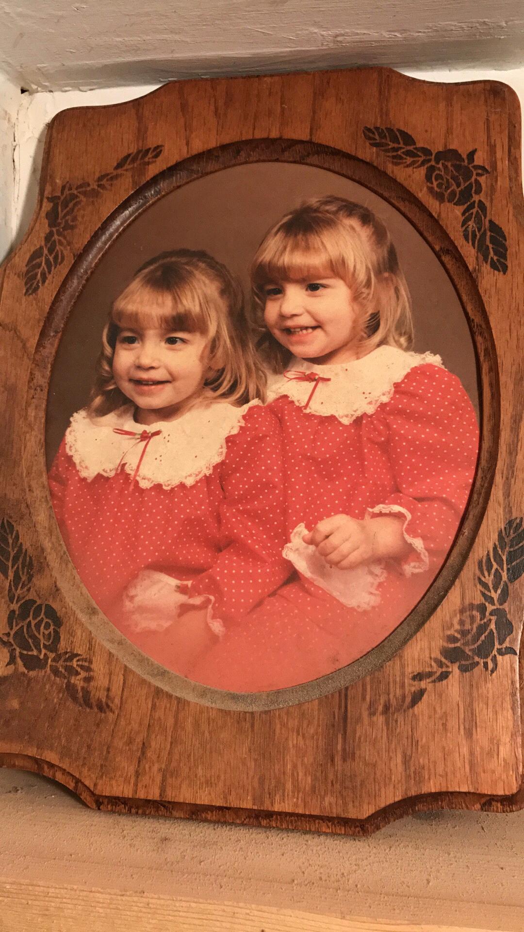 Bride & Maid of Honor circa 1988-ish
