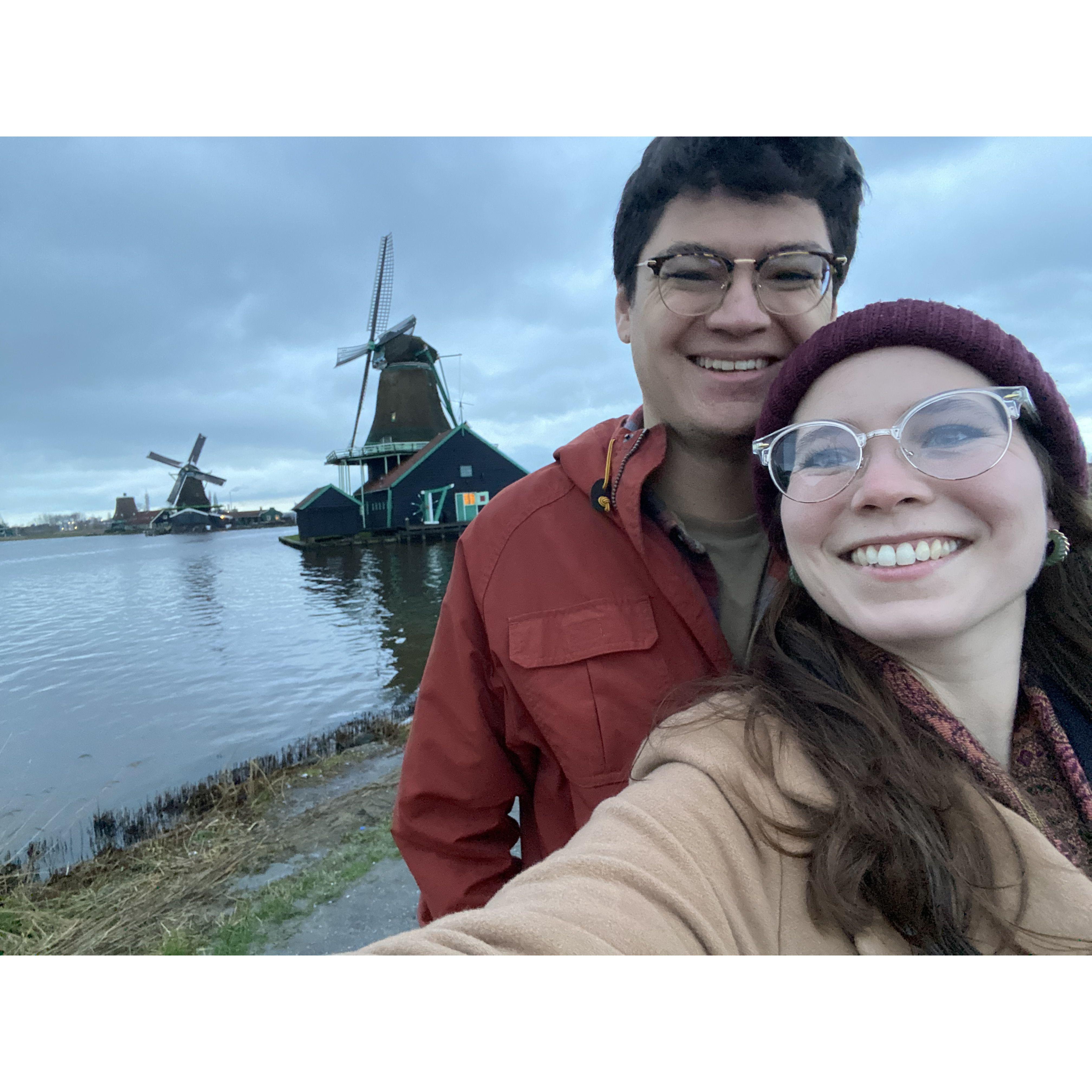 2024: Trip to Amsterdam, where we got engaged.