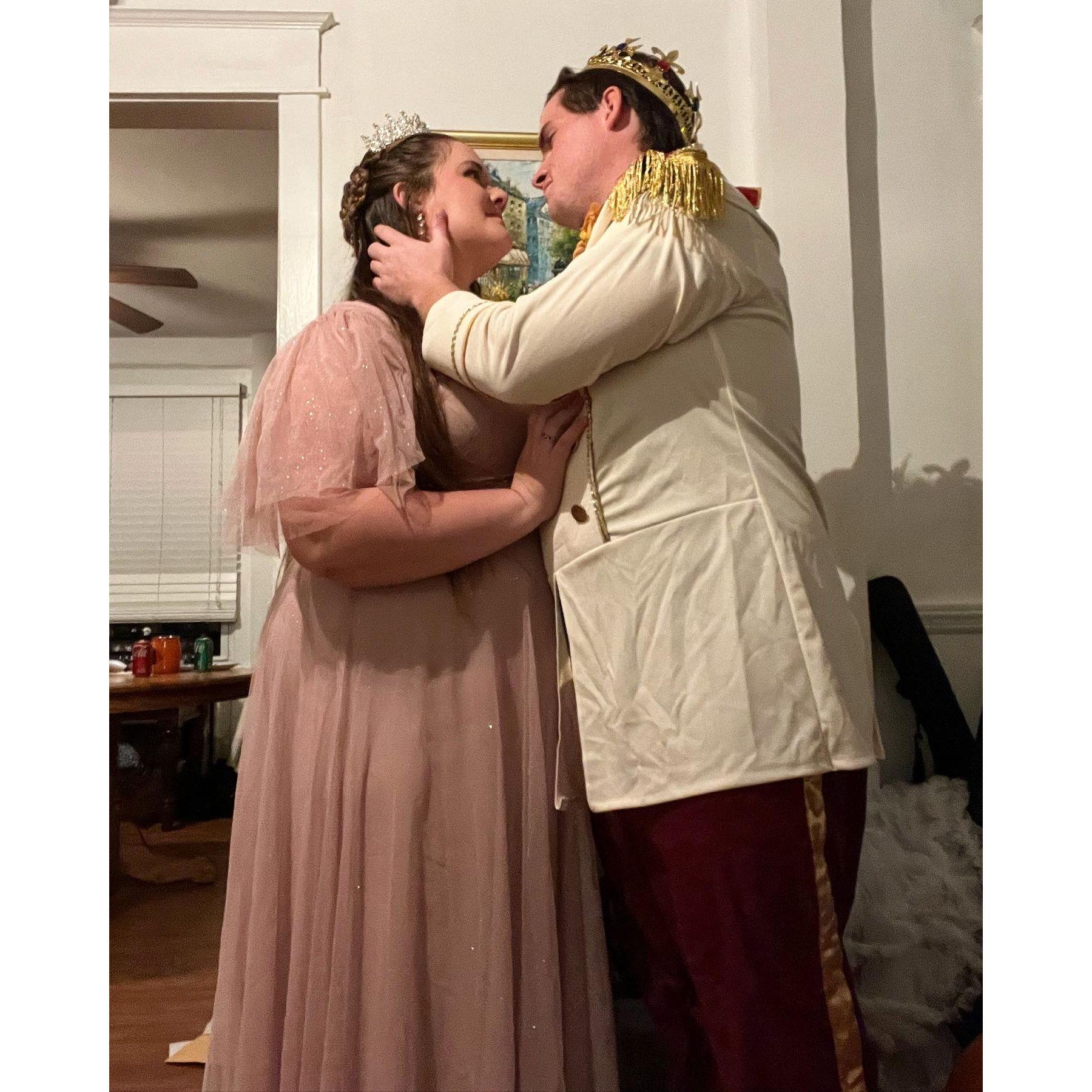 Sleeping Beauty and the Prince for Halloween 2023