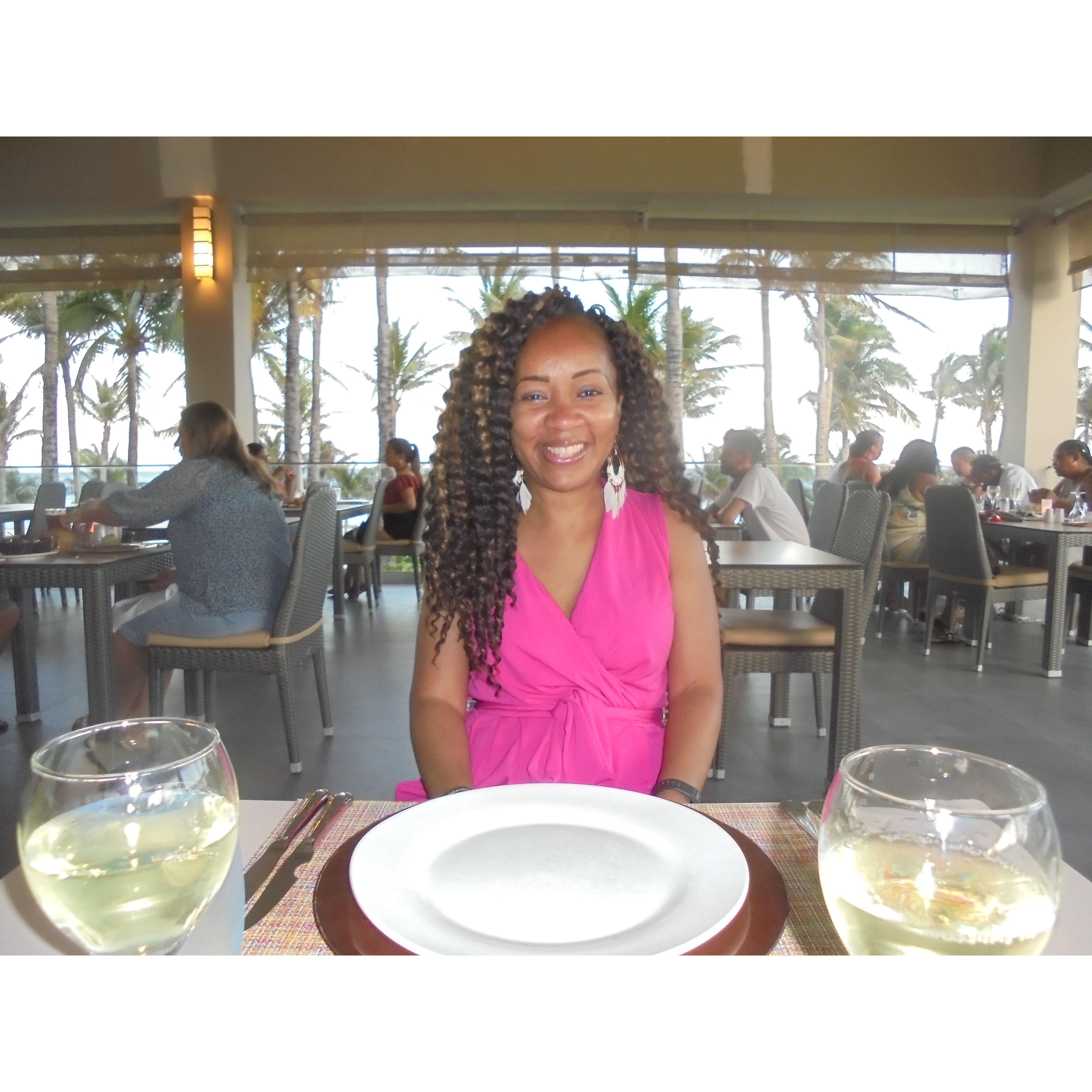 On our first big vacation together
