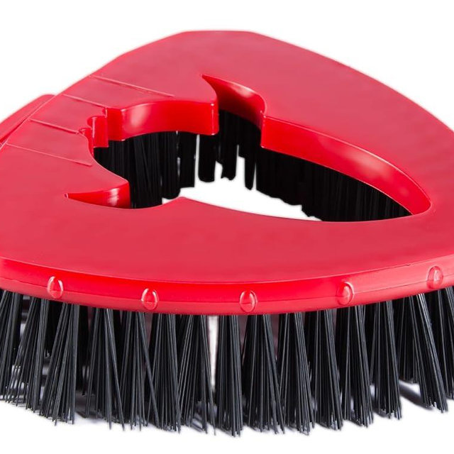 Scrub Brush Head Replacement Compatible with O Cedar EasyWring Spin Mop 1-Tank System, Floor Scrubber Head, Shower Scrub Brush with Hard Bristles for Cleaning & Scrubbing