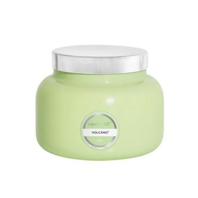 Capri Blue Volcano Scented Candle - Petite Iced Matcha Green Candle - Soy Wax Blend Luxury Candle - Long Lasting Candles - Glass Jar Candle with Up to 40 Hours of Burn Time (8 oz)