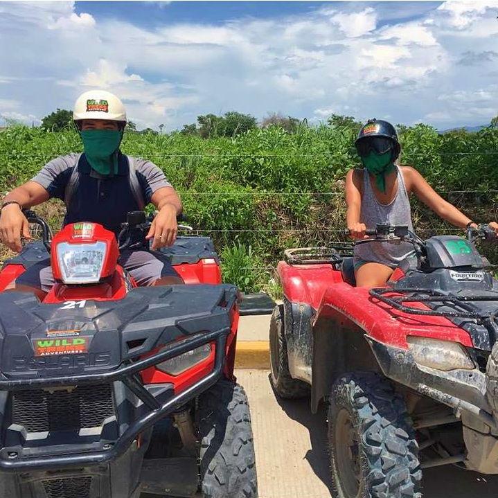 We rode ATVs for the first time in the pouring rain, up and down the narrow paths of a mountain, after taking one too many tequila shots (sorry, moms!) in Puerto Vallarta, 2017.