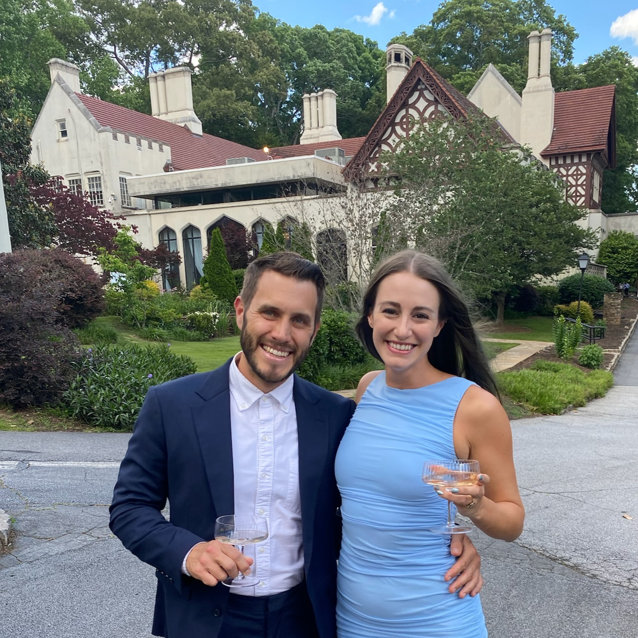At Myles & Rachael's wedding in Atlanta