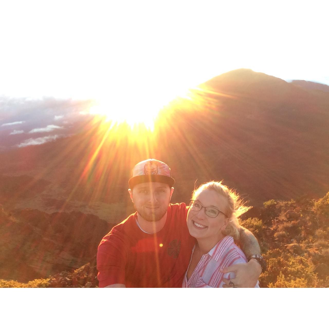Haleakala Volcano Sunrise