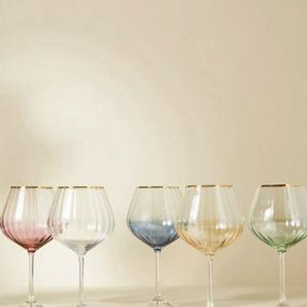 Waterfall Red Wine Glass, Set of 4