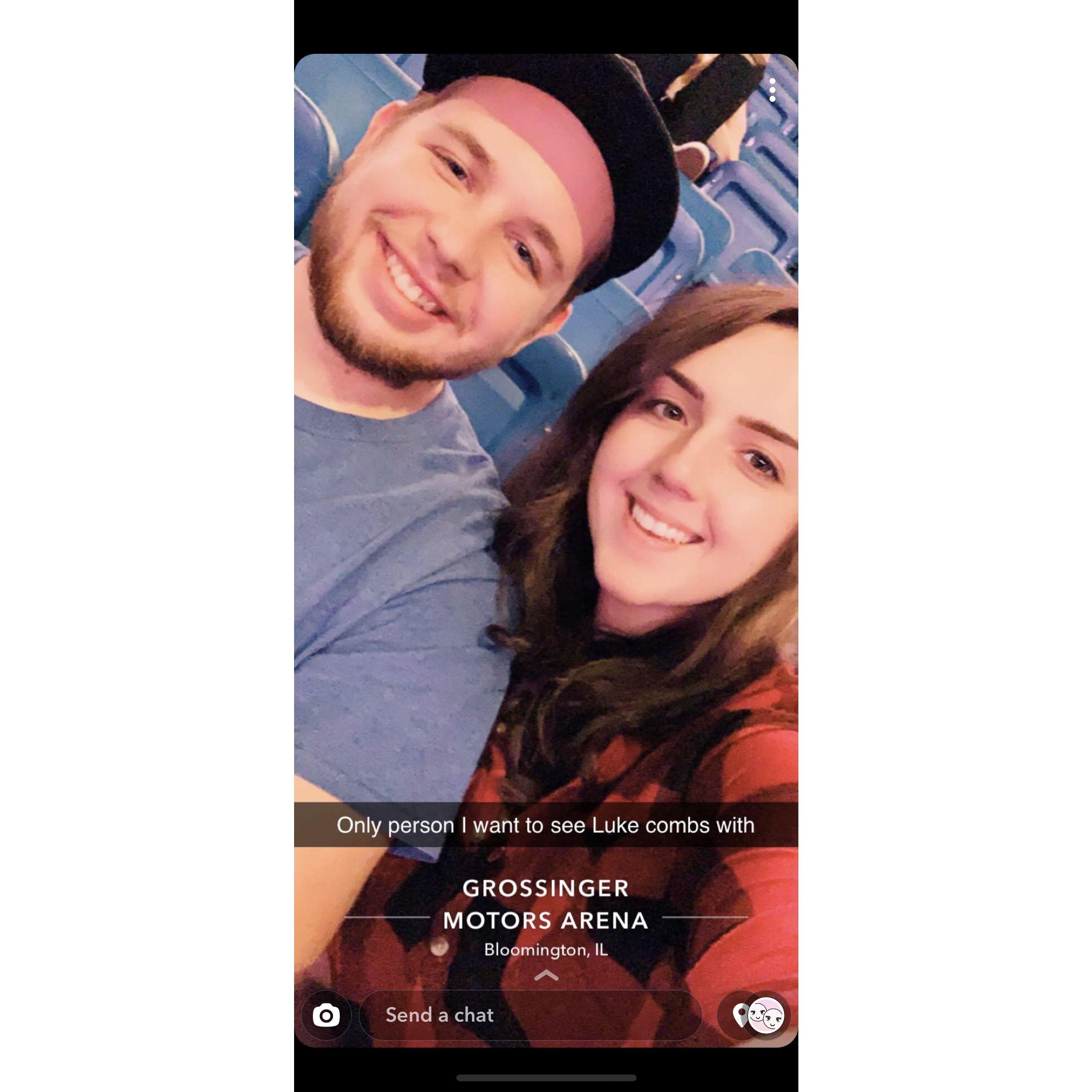 First concert together it was Luke Combs :)