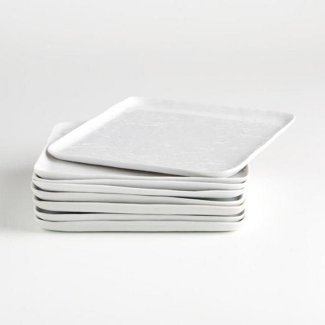 Mercer Square Salad Plates, Set of Eight