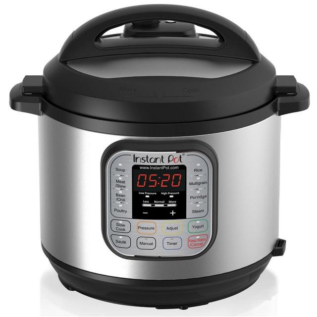 Instant Pot DUO60 7-in-1 Multi-Use Programmable Pressure Cooker, Slow Cooker, 6 Quart | 1000W