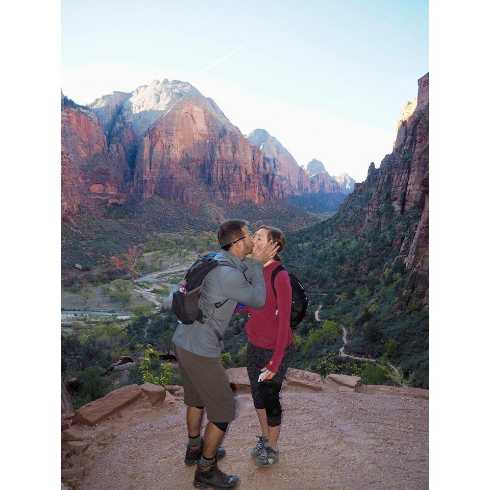 Our first BIG adventure- Hiking Angels Landing at Mt. Zion
