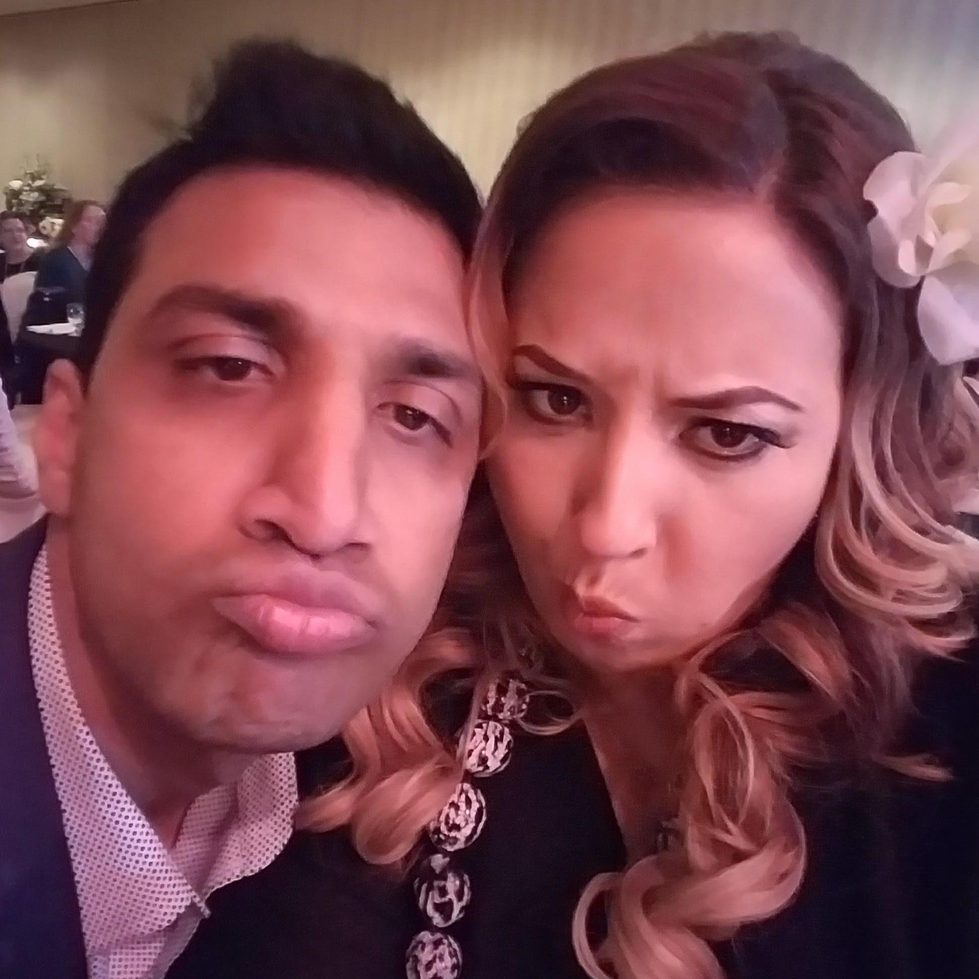 being silly