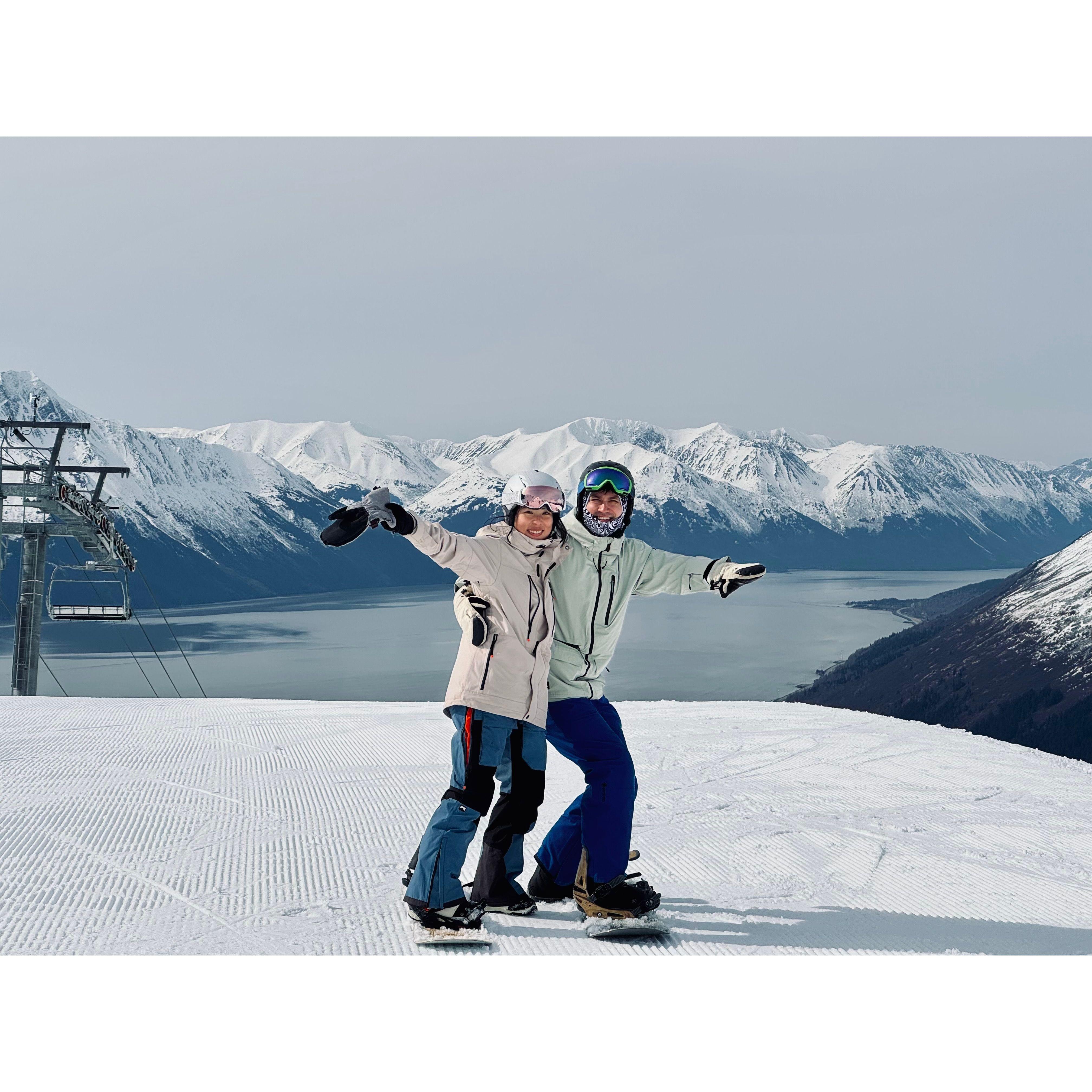 Aleyska Ski Resort in Girdwood Anchorage, Alaska. (photo credit: Dasha. April 2025.)