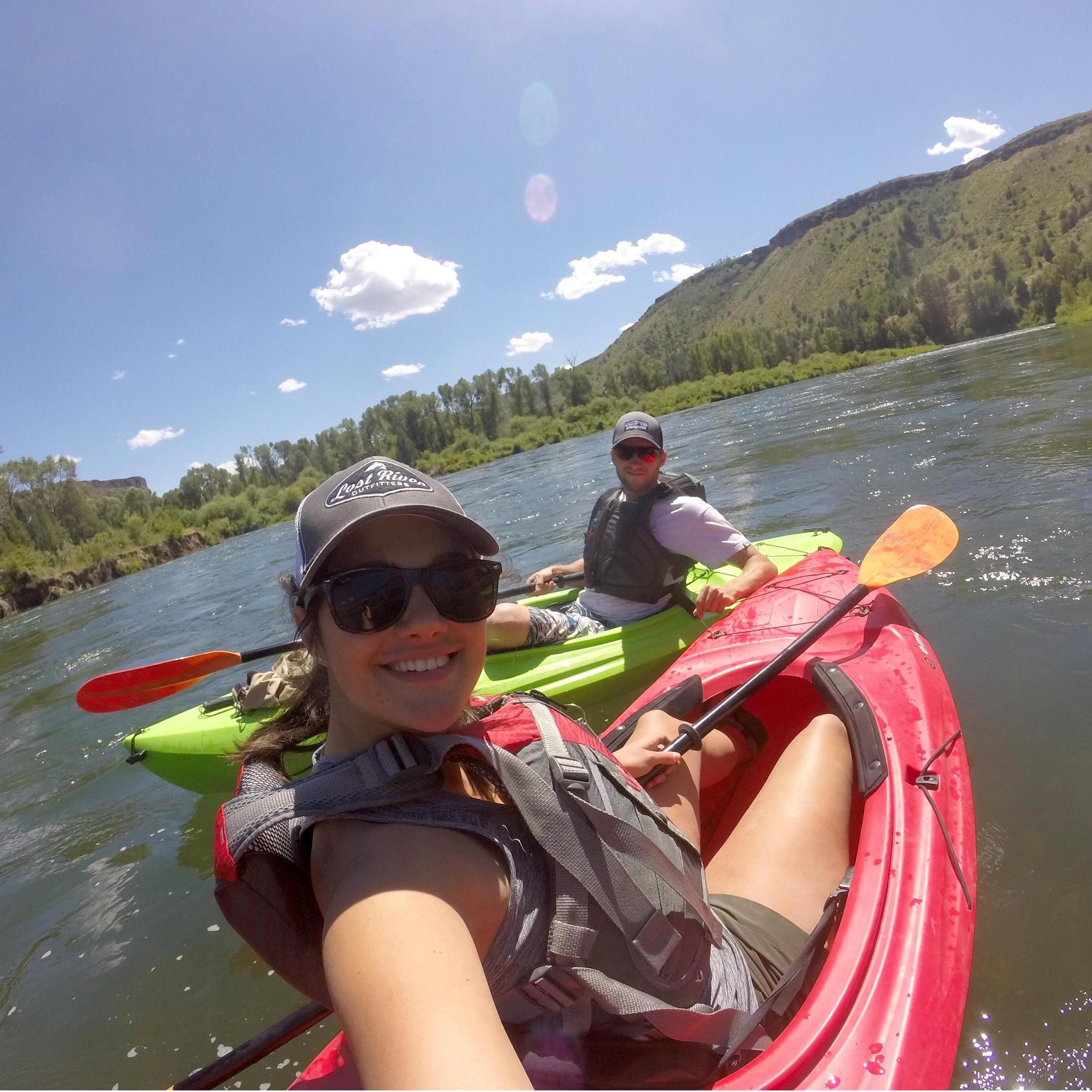 Kayaking on the South Fork of the Snake River, 2017