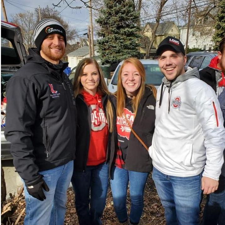 One of the many football games that we have rooted on THE Ohio State University's Buckeyes together.