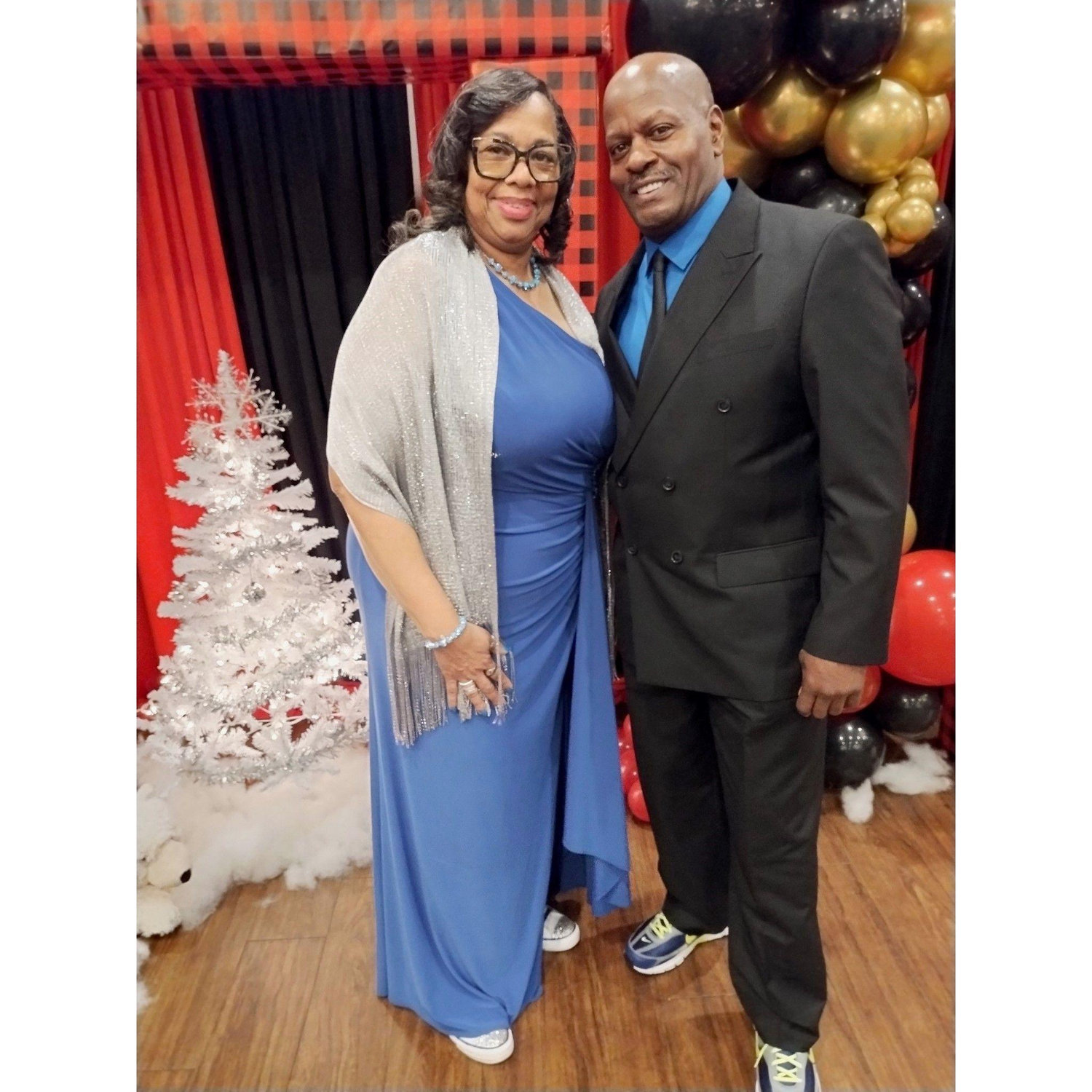 Ken and I at my Church's Sneaker Ball 2024