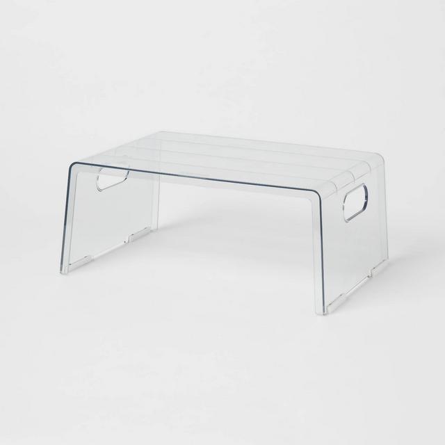 Wide Plastic Cabinet Shelf Clear - Brightroom™